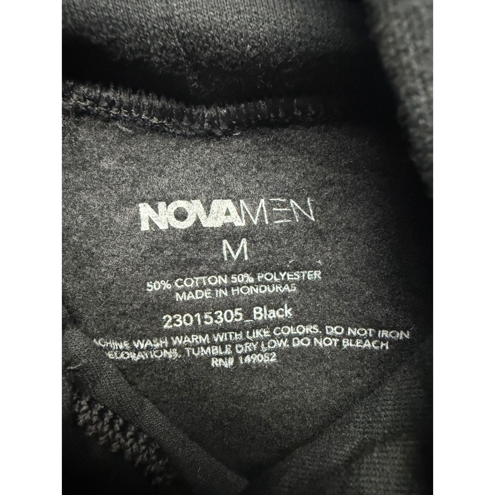 NovaMen Mindless Mayhem Butterfly Graphic Hoodie Black Medium Limited Edition - Picture 7 of 8